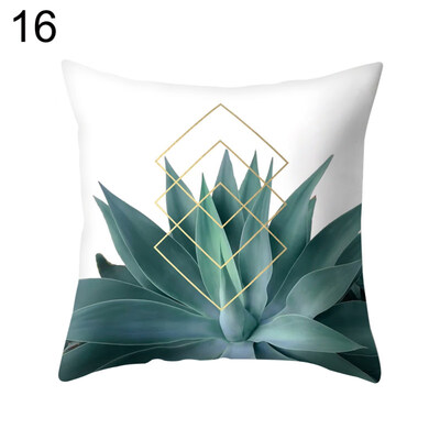 

Summer Fresh Leaves Cactus Flamingo Pillow Case Cushion Cover Sofa Bed Car Decor