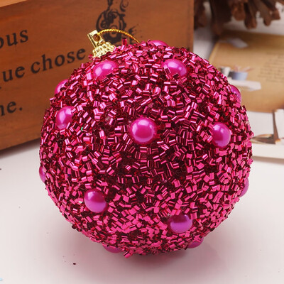 

Tailored Christmas Rhinestone Glitter Baubles Ball Xmas Tree Ornament Decoration 8CM