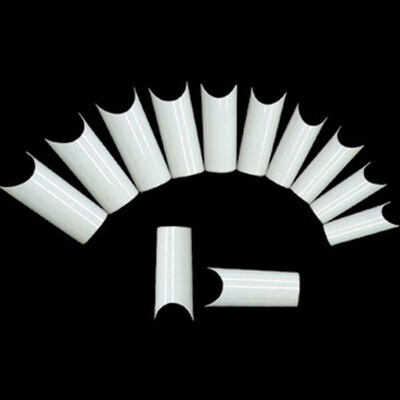 

Toponeto Fashion Full 400pcs 10 Sizes French False Acrylic Nail Art Tip White