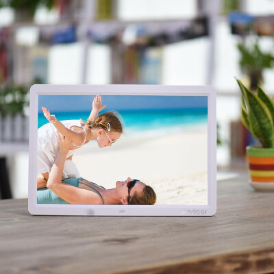 

Andoer 15 Inch Large Screen LED Digital Photo Frame Album Wall Mountable Desktop 1280 800 Support Remote Control with Motion Det