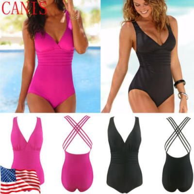 

Women One-Piece Swimsuit Beachwear Swimwear push up monokini bikini Bathing New