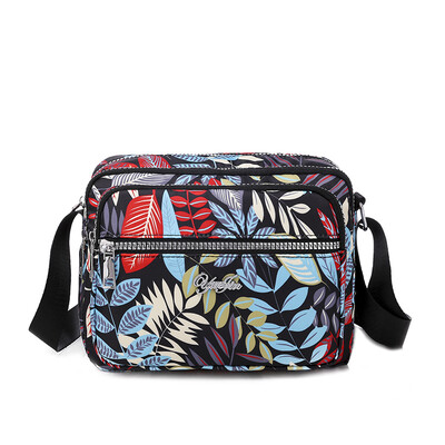 

Ethnic Wind Printed Bag Easy&Easy Travel Canvas Bag Women Slant Small Bag Oxford Bag