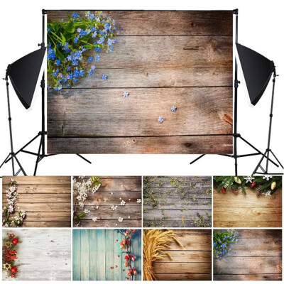 

Gobestart Imitation Wood Grain Photography Props 3D Photo Background Cloth Presentation