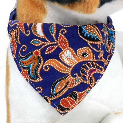 

Pet Dog Decorative Accessory Cotton Collar Bandanas Puppy Cats Scarfs Triangle Bibs Japanese Style