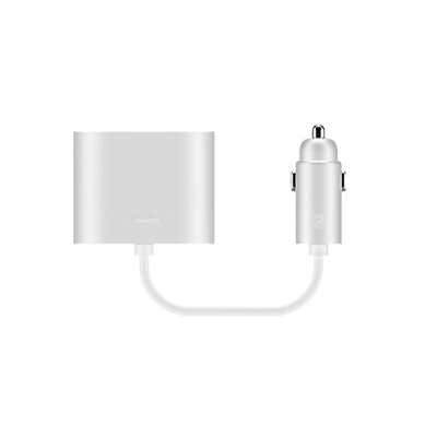 

ROIDMI 2-Port Cigarette Lighter Adapter Splitter Socket Car Charger for iPhone Samsung Smartphone Tablets FM Transmitter