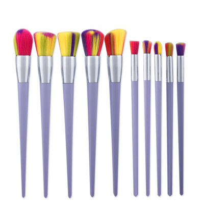 

Toponeto 10PCS Make Up Foundation Eyebrow Eyeliner Blush Cosmetic Concealer Brushes