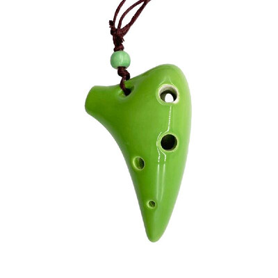 

6 Holes Ceramic Ocarina Alto C Submarine Style Musical Instrument with Lanyard Music Score For Music Lover&Beginner