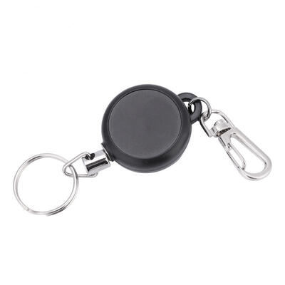 

Greensen 60cm Stainless Steel Wire Rope Retractable Key Chain Stretching Key Clasp Anti Lose Keyring