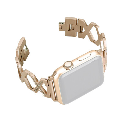 

〖Follure〗Milanese Stainless X Note Bracelet Wristband Strap For Apple Watch Series 4 44mm