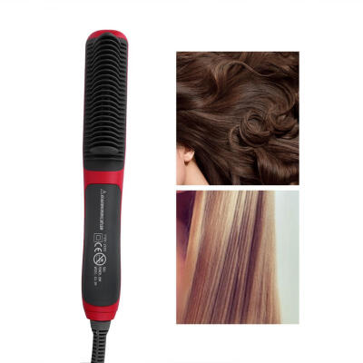 

Greensen Electric Ceramic Hair Straightener Curler Dual-use Straight Hair Comb Hair Styling Tool