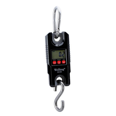 

Mini Portable Crane Scale 300kg 01kg LCD Display Digital Electronic Hook Hanging Scale with White Backlight