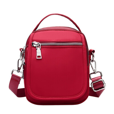 

Tailored Womens Fashion Nylon Waterproof Shoulder Messenger Pure Color Bag