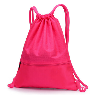 

Bunch pocket drawstring shoulder bag for men&women simple lightweight waterproof travel folding outdoor sports fitness backpac