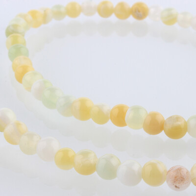 

Natural Gemstone Agate Round Bead Strands Dyed Wheat 4mm Hole 1mm about 92pcsstrand 1496"