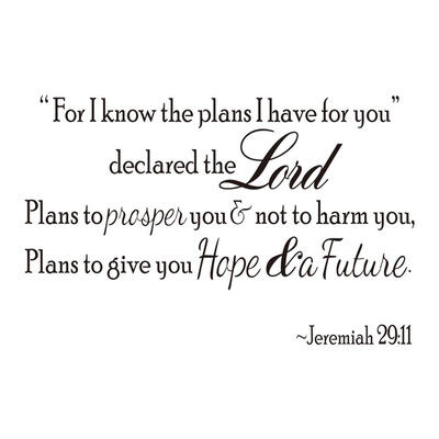 

PVC Self-Adhesive Removable Bible Wall Sticker DIY Decals Home Decoration