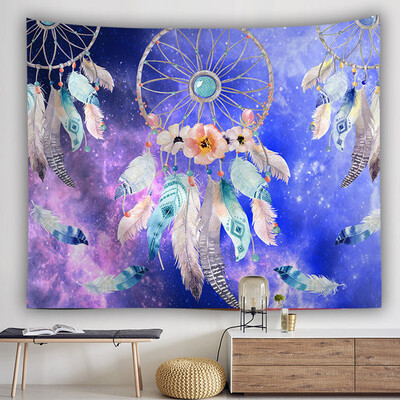 

Toponeto Colorful Dream Catcher Tapestry Bohemia Hippie Wall Hanging Bedspread Dorm Decor