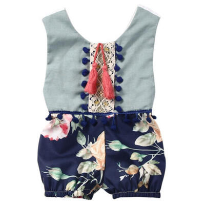 

Toddler Newborn Baby Girls Romper Bodysuit Jumpsuit Summer Outfits Clothes 0-4Y