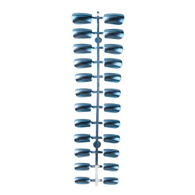 

24pcspack Short Flat-headed Fake Nails Plastic False Nail Art Nail Tips