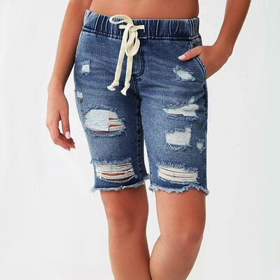 

〖Follure〗New Women Summer Short Jeans Denim Female Pockets Wash Denim Shorts