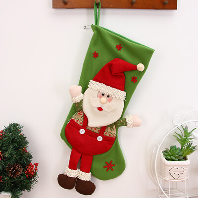

Tailored Christmas gifts Candy Beads Christmas Santa Claus Snowman Socks Decorations