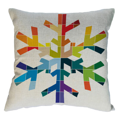 

〖Follure〗Geometric Patterns Animal Painting Linen Pillowcase Decorative Pillow Covers