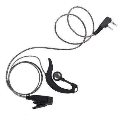 

2 Pin K Type Earpiece Headset with PTT MIC for BAOFENG Walkie-talkie