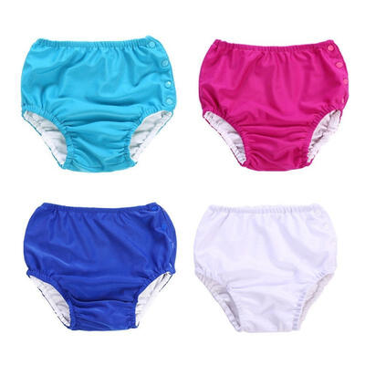 

Newborn Baby Boy Girl Snap Reusable Absorbent Swimming Nappies Diaper Shorts
