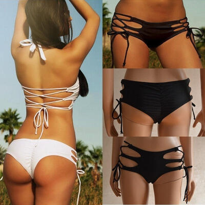 

New Womens Sexy Crotch Panties Ladies Female Briefs Thongs G-string Lingerie Sexy Underwear -L