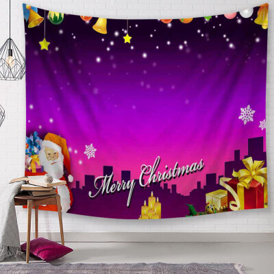 

Tailored Christmas Tapestry Santa Print Wall Hanging Tapestry Art Home Decor