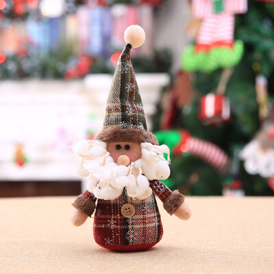 

〖Follure〗Christmas Ornaments Gift Santa Claus Snowman Tree Toy Doll Hang Decorations