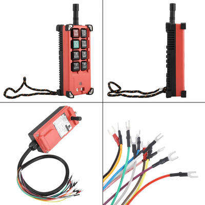 

Greensen 8 Key Heavy Duty Crane Industrial Wireless Remote Control Transmitter Kit