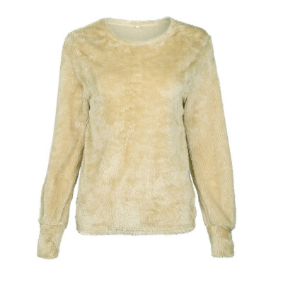 

Women Winter Warm Sweaters Ladies Long Sleeve Flannel Sweaters Jumper Pullovers