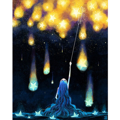 

Gobestart 5DFull Embroidery Paintings Rhinestone Pasted DIY Diamond Painting Cross Stitch