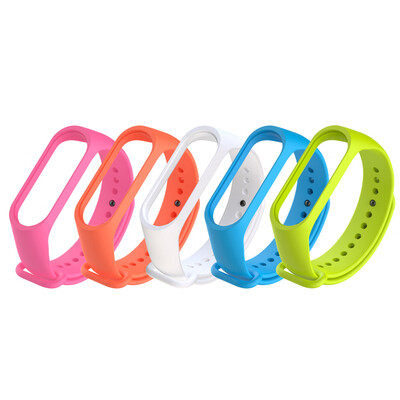 

〖Follure〗Replacement Silica Gel Wristband Band Strap For Xiaomi Mi Band 34 Bracelet 5PC