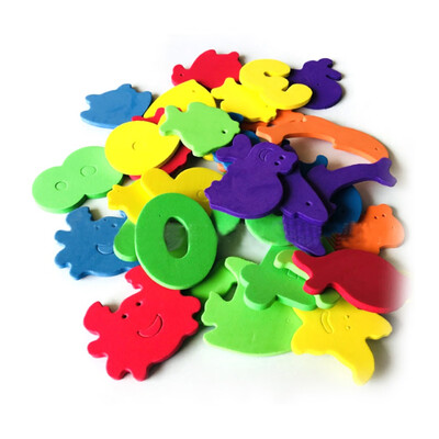 

〖Follure〗Foam Numbers Letters Card Bath Toy Bathroom Alphabet Toys Stick On Foam Wall