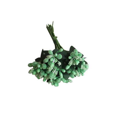 

12Pcs Artificial Flower Stamen DIY Wedding Wreath Needlework Box Scrapbook Decor