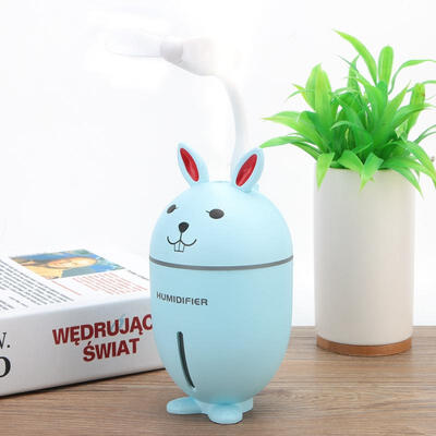 

Greensen 3 in 1 Multifunctional Ultrasonic Humidifier Night Light with Mini Fan USB Cable