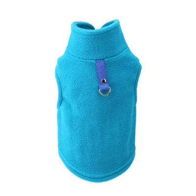 

Simple Pure Color Dogs Pets Vests for Puppy Small Dogs Soft Fleece T-Shirt