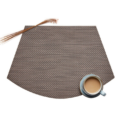 

Toponeto Sector Tableware Placemats Insulation Western Anti-Hot Table Woven Mat Dining