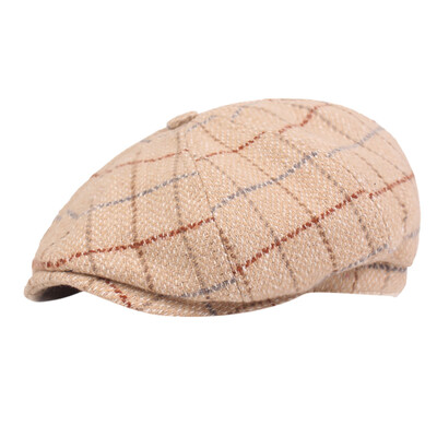 

Tailored Men Women Peaky Blinder Hat Baker Boy Hat Cap Peaky Newsboy Herringbone Flat Cap
