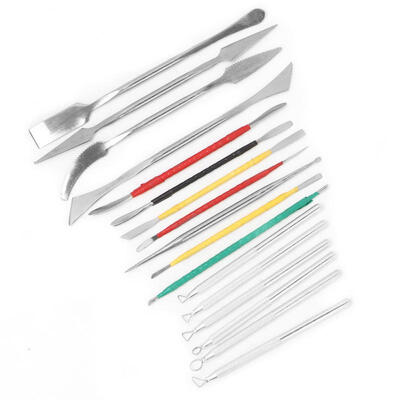 

Greensen 17PcsSet Clay Sculpture Modelling DIY Carving Kit Pottery Craft Tools