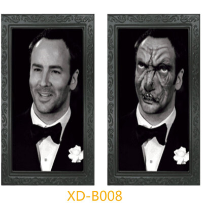 

18 styles Horror Face-changing Ghost Photo Frame Pictures Frames Changing Face Ghost Halloween Party Decoration Props Accessorie