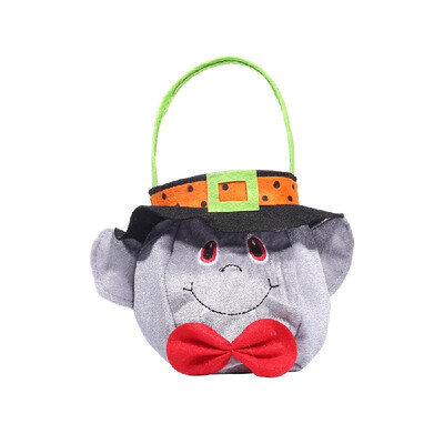 

Halloween Non-woven Handbag Trick or Treat Candy Bags Children Pumpkin Gift Bag Party Decoration