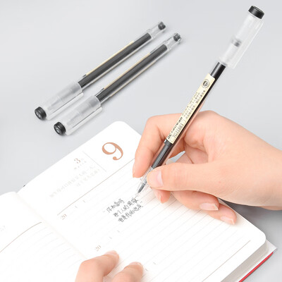 

05mm Transparent Clear Porous-Point Pens Gel Ink Pen Black Ink Office School Writing Supplies Stationery Item