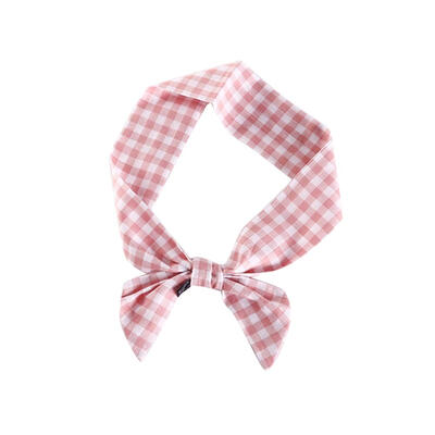 

Fashion Teenage Girls Plaid Print Scarf Neck Tie Casual Decoration Gift