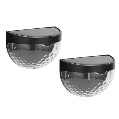 

6 LED Solar Powered Wall Lamp Outdoor Wall Lights Villa Path Porch Patio Deck Lawn Yard Garden Landscape Lighting