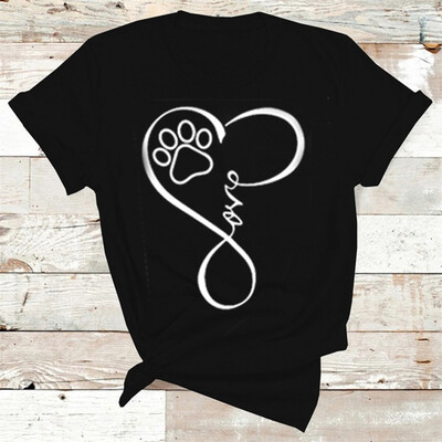 

Nomeni Summer Print Women Fashion Sunshine Girls Pattern Letters Casual T-shirt