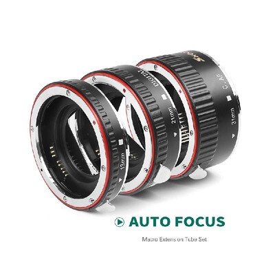 

SHOOT XT-364 Auto Focus AF Macro Extension Tube Adapter Ring Set 13mm 21m 31mm for Canon EFEF- Lens for Canon EOS 550D600D65