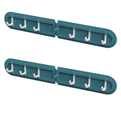 

Toponeto Corner Hanger Creative Corner Hook Folding 6 Row Hooks Kitchen Bathroom