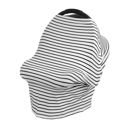 

Nursing Cover Scarf Stripe Mum Breastfeeding Multi-Use Baby Stroller Covers